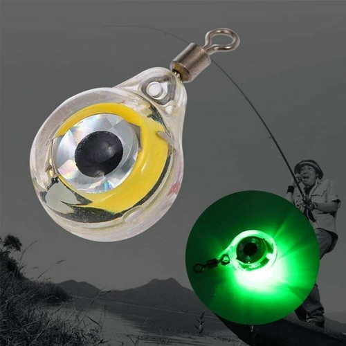 10 x lampada esca fluorescente LED a colori incandesca subacquea pesca - Foto 3 di 15