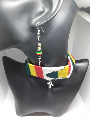 sterling silver necklace and earring set - Picture 8 of 12