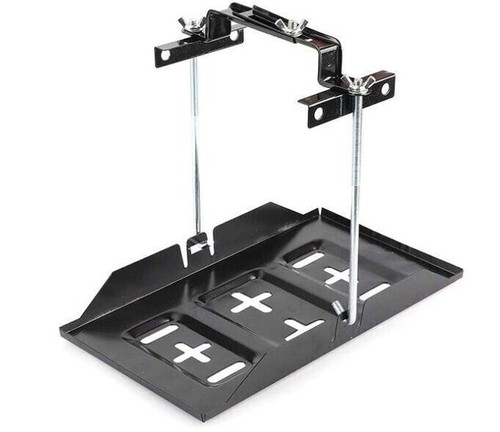 Universale Auto Boot Batteriehalterung Batteriefach Batterie Halter Kit Metall - Bild 11 von 13