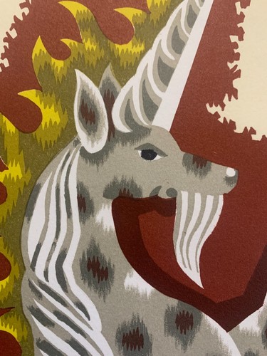 Jean Picart Le Doux (1902-1982) Epreuve d'artiste Hommage à la Licorne - Picture 7 of 12