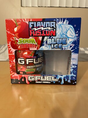 GFuel Flavor Fusion Collectors Box - Sour Cherry & Blue Ice (Shaker Included)