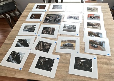 F70-F85~ Vintage Professional Photos Car Trucks Emblems Hood Ornaments Matted*