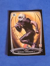 2014 Isaiah Crowell Bowman Black Parallel #12 Rookie 