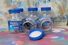 Maxwell House Instant Coffee Jars, EMPTY 8 oz Lot of 6 FREE SHIPPING