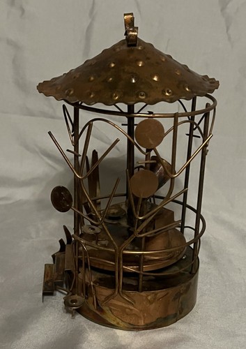Vintage 1970’s Copper Metal Gazebo Music Box Plays Tea For Two - 第 2/10 張圖片