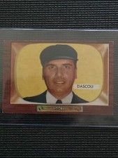 1955 BOWMAN BASEBALL #291 UMPIRE FRANK DASCOLI - COLLECTOR GRADE