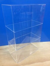 305Displays 12" x 7" x 19"h 2 shelves WITHOUT DOOR Acrylic Lucite Countertop Dis