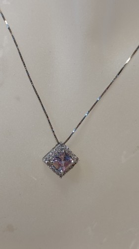 Set Collana Orecchini Argento 925 punto luce zircone Strass Donna idea regalo - Foto 11 di 15