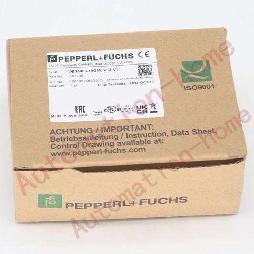 New In Box Pepperl+Fuchs OBS4000-18GM60-E4-V1 Inductive Sensor Fast Ship - Picture 1 of 9