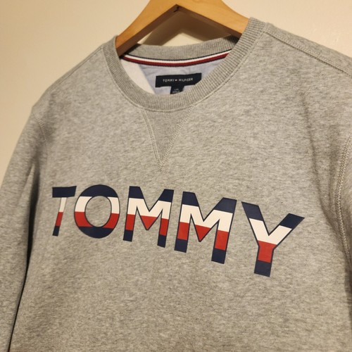 Tommy Hilfiger sweatshirt classic With a solid pattern and L Sleeves Size L - Picture 2 of 10