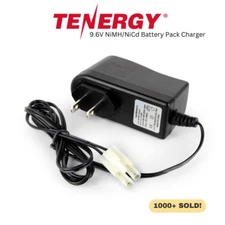 Tenergy 12V 400mA RC Battery Smart Charger for 9.6V NiMH NiCd Battery Packs