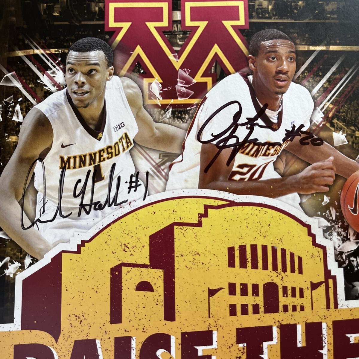 Athletics Store Minnesota Gophers Basketball Roster 2013-14