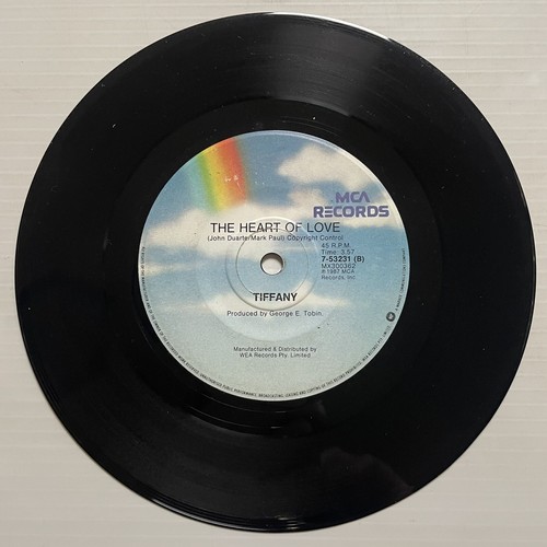 Tiffany Could’ve Been / The Heart Of Love Vinyl Record 7” 45 RPM 7-53231 MCA 87 - Picture 17 of 24