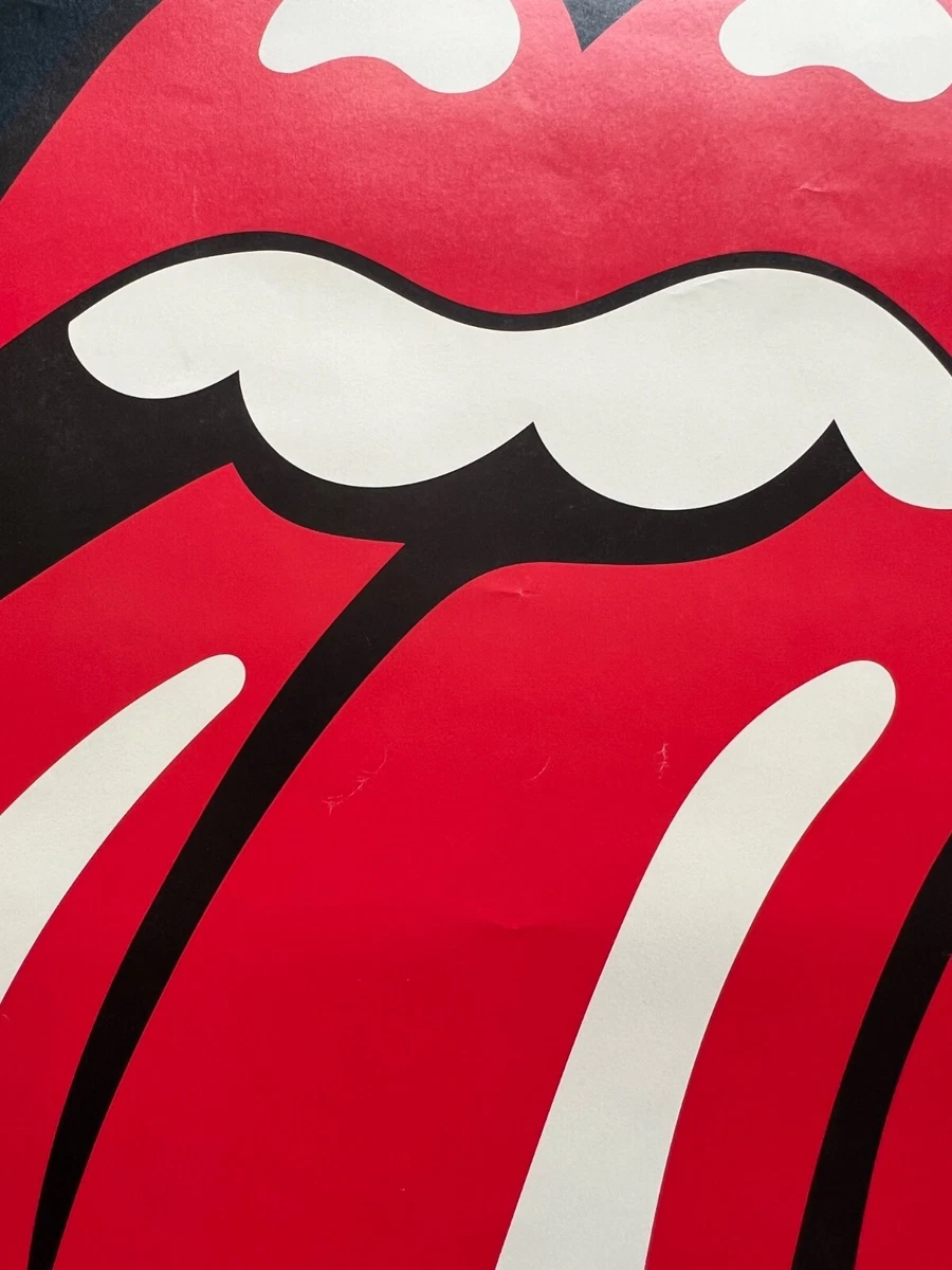 The Rolling Stones Original !! Tongue & Lips Promo Tour Plakat 1998 Poster Gr A1