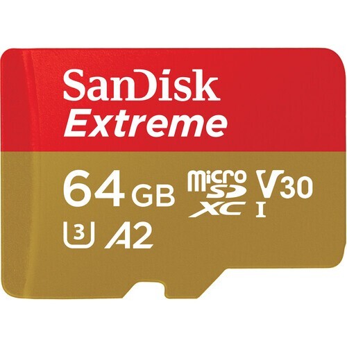 SanDisk Extreme 64GB Micro SDXC card. 4K UHD 170 MB/s Read, 80 MB/s Write. - Picture 5 of 6