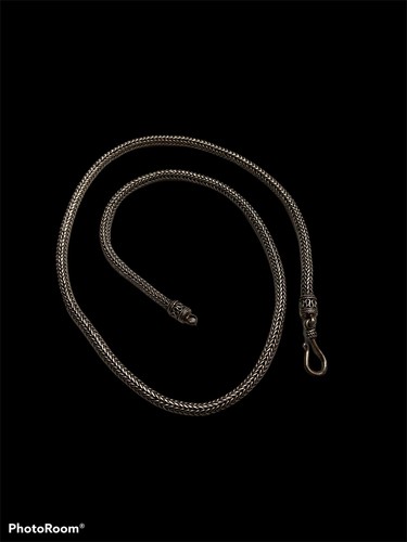 Collana donna argento sterling 925 ba indonesia 22 pollici corda nuova - Foto 2 di 4