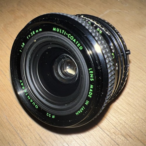 Quantaray 28mm F2.8 lens Multi-coated Pentax K Mount Lens K1000 ME Super Program - Picture 2 of 12