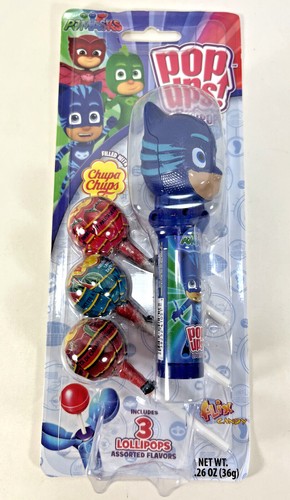 Flix Candy Pop Ups COLLECTIBLE Disney PJ Masks CATBOY Lollipop Dispenser AS IS - Picture 3 of 5