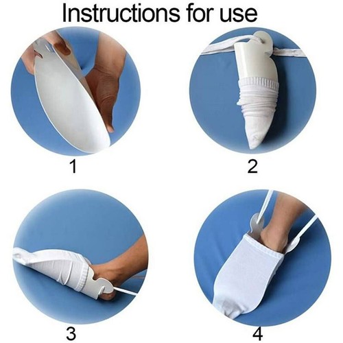 Sock Aid Assistance Stocking Slider With Foam Handle Dressing Aid For Women Men - Picture 2 of 8