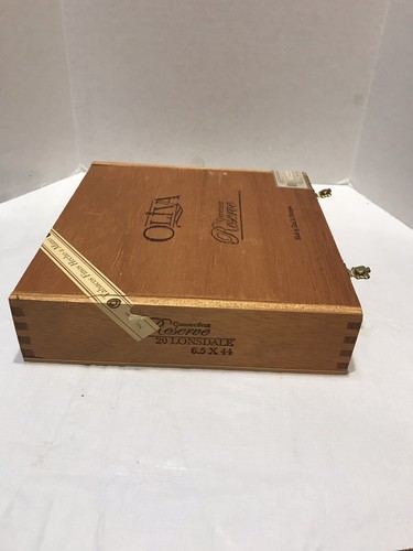 CAJA DE CIGARROS MADERA OLIVA VINTAGE CONNECTICUT RESERVA NICARAGUA - Imagen 5 de 6