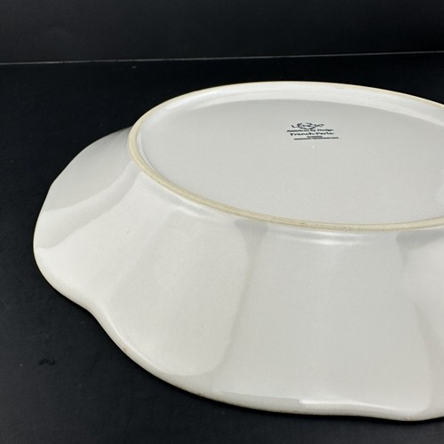 Lenox FRENCH PERLE White Dinner Plate Embossed Bead Scrolls - Picture 13 of 15