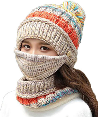 Sombrero de invierno para mujer Beanie Sombreros caliente grueso Skullies Invierno de punto de las mujeres del sombrero del capo Carta Beanie sombrero de la bufanda Conjunto Caps Armada Sombrero de invierno para mujer Beanie Sombreros caliente grueso Skullies Invierno de punto de las mujeres del sombrero del capo Carta Beanie sombrero de la bufanda Conjunto Caps Armada