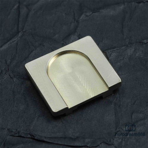 Ginkgo Biloba Leaf Camera Hot Shoe Cover Brass Cupronickel For Nikon Fujifilm - Bild 2 von 13