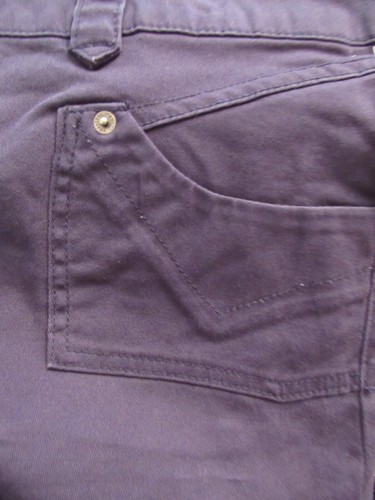 Vintage NEW Sears Juniors SZ 15 Personal Identity Uniform Twill Pants Navy NWT - Picture 6 of 9