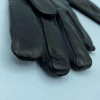 Gucci Big Cat Gloves Leather Unused Color black Dimensions 17.5cm size S Gold - Picture 8 of 14