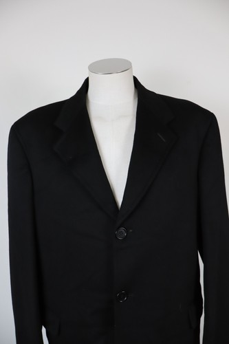 ING LORO PIANA COPPOLA CAPPOTTO CASHMERE UOMO TG. 54 COAT MAN ITALY VINTAGE - Photo 2 sur 9