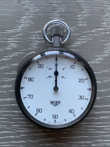 Heuer Pannello Cronometro Heuer Cronometri Cruscotto Rally Timer 124 - Foto 6 di 7