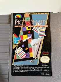Pictionary (Nintendo Entertainment System, NES, 1990) Authentic Tested Working