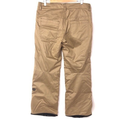 686 Dulca Snowboard Pants Womens size L Khaki Ski Winter 80g Poly Fill Insulated - Picture 2 of 12
