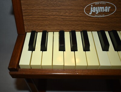 Jaymar Wood Children's Toy Piano 25 Keys 1940's Vintage
