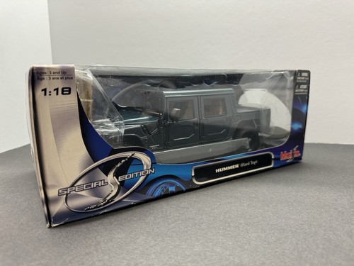 Maisto Special Edition GM HUMMER Hard Top SUV Blue  #30857 1:18 2003 NIB - Picture 4 of 6