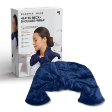 SHARPER IMAGE Aromatherapy Neck & Shoulder Wrap Heat + Cool SOOTHING RELIEF PAD