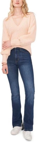 NEU MIT ETIKETT 1.STATE PULLOVER MIT V-AUSSCHNITT IN PINK MELANGE LARGE - Bild 3 von 10