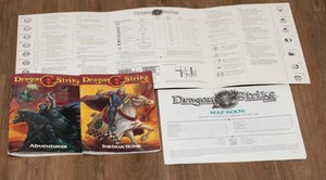 image is loading dragon strike replacement trifold map book instructions amp