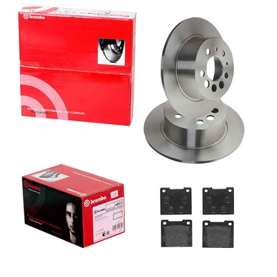 brembo BREMSSCHEIBEN + BELÄGE HINTEN passend für VOLVO 240 260 740 760 940 960
