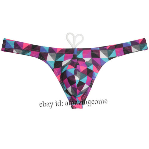 Hot Herren Bikini Schwimm Tanga Badeanzug glatte Bademode T-Back Mini Beachwear Surfen - Bild 21 von 84
