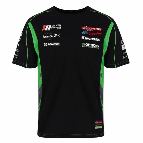 IMPIANTO di quattro Ufficiale Kawasaki Squadra Custom T SHIRT - 19QK-ACT |  eBay
