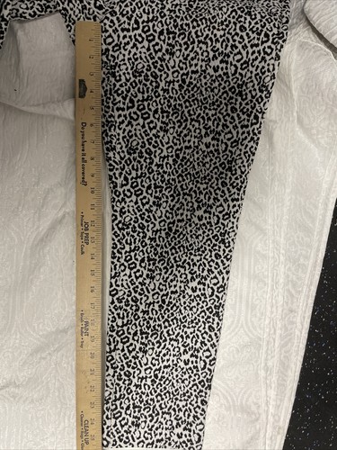 Damas Michael Kors Negro y Blanco Elastizado Cintura Elástica Pull On Pantalones al Tobillo XL - Imagen 10 de 12