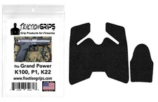Tractiongrips rubber grip tape overlay for Grand Power K100, P1, K22, X-Trim