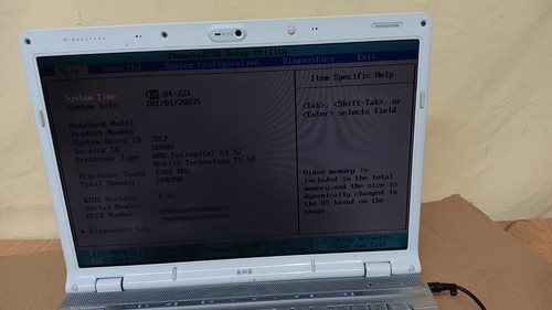 HP Pavilion dv6000 Laptop Bianco Edizione Speciale 15.4" Schermo Boot + Adattatore AC - Foto 2 di 20
