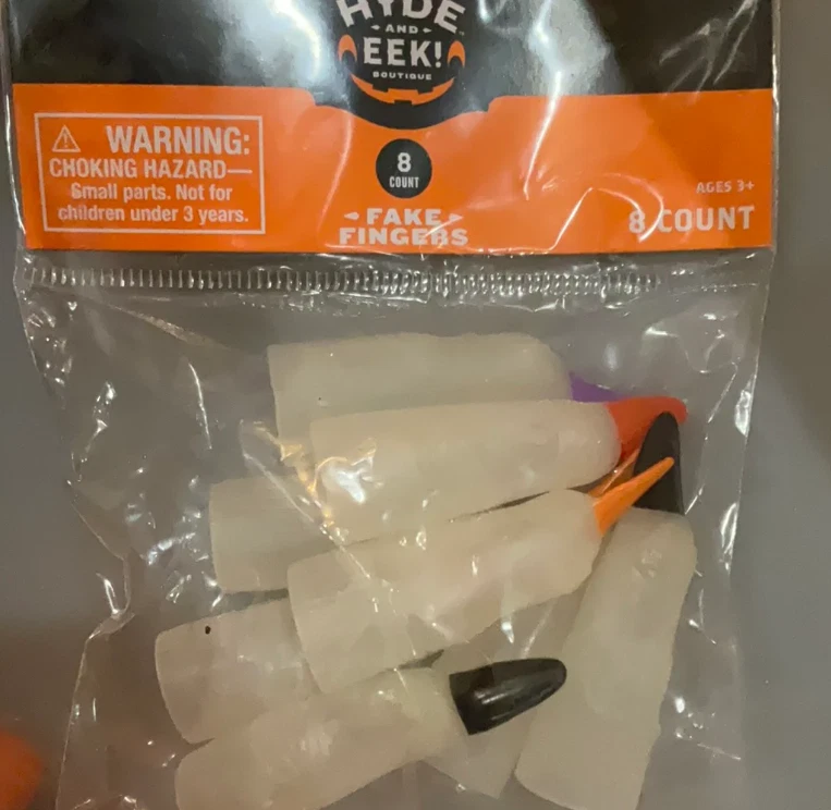 NUEVO 6 Pack Hyde and Eek Boutique Halloween 8 Cuentas Dedos Falsos Edades 3+ Foto 2 de 2