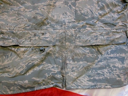CHAQUETA ABRIGO PARKA A RAYAS DE TIGRE DE LA FUERZA AÉREA DE EE. UU. APECS ABU TIGRE CAMUFLADO goretex xl r - Imagen 5 de 16