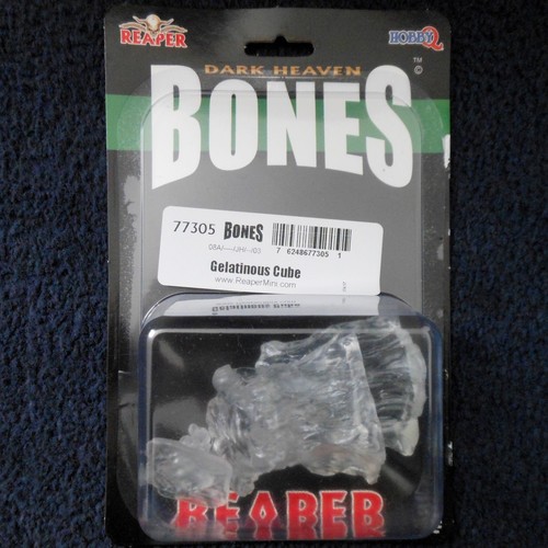 Reaper Dark Heaven Bones 77305 Gelatinous Cube Grey Monster Ooze Jelly Blob D&D - Picture 8 of 8