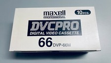 Maxell DVC Pro VideoTape DVP-66M Box of 10 NEW