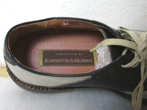 [Posten von 2 Paar] Johnston & Murphy Herren Größe 8 Leder zweifarbig Schuhe ITALIEN [SK] - Bild 12 von 12
