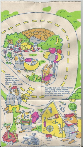 1994--2001--HAPPY MEAL PAPER BAGS (7 Paper Sacks) by McDonald's - Picture 5 of 8